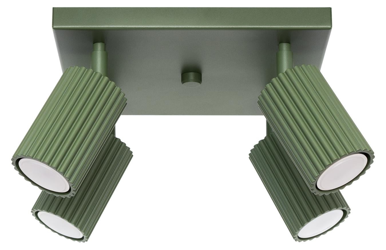 Sollux Plafondlamp KARBON olijgroen