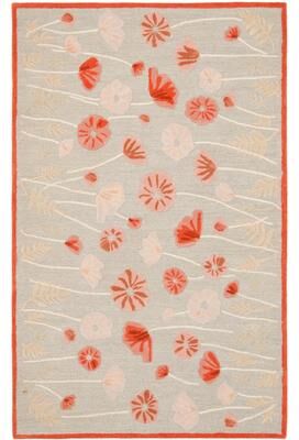 Martha Stewart by SAFAVIEH Poppy Glossary Wool/ Viscose Rug