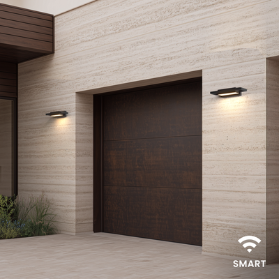 "Brooklyn (Smart)   Modern Outdoor Sconce   14"" / App + Remote Control   Outdoor Lighting   Wall Lighting   MOD LIGHTING"
