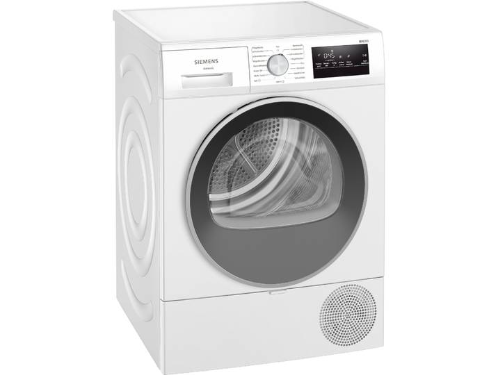 SIEMENS Wärmepumpentrockner WT45HV0EM , Energieeffizienz: D, weiß, B:59,8cm H:84,2cm T:61,3cm, Trockner, Einfache Reinigung dank easyClean-Filter, Outdoor-Programm, Wärmepumpentrockner, Topseller