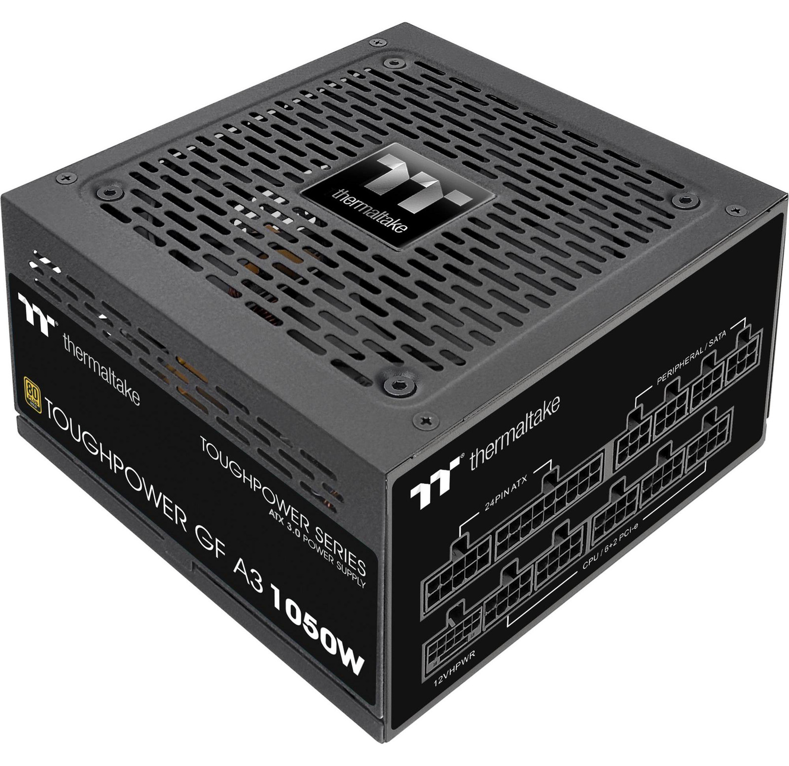 Thermaltake Toughpower GF A3 1050W ATX/GEN5 80+ Gold voeding zwart