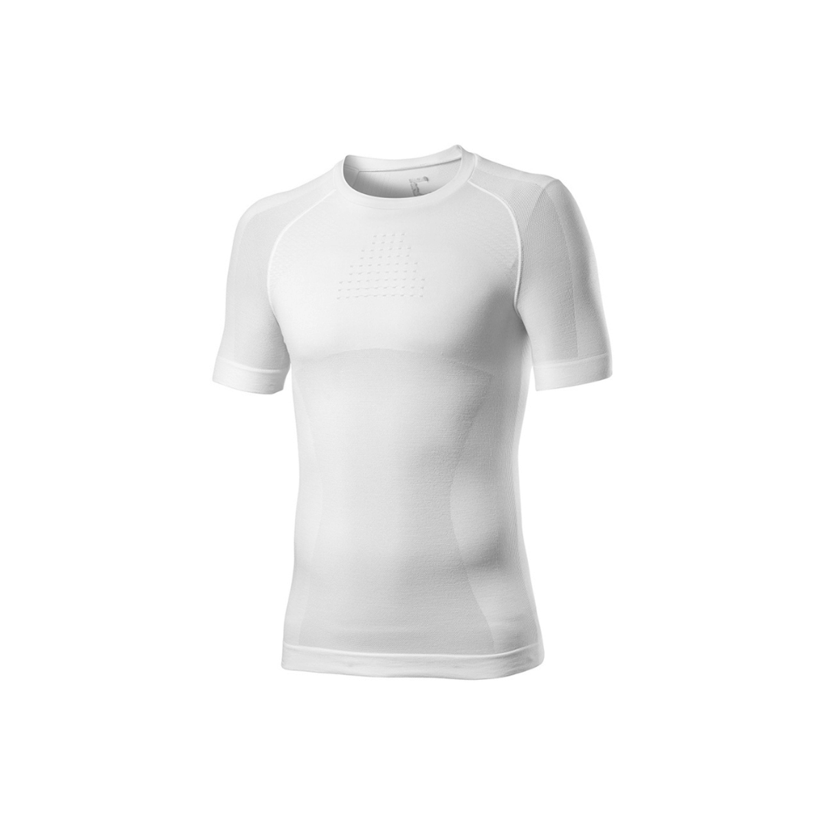 Camiseta Castelli Core de manga curta branca, Tamanho XXL Unisex