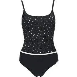 FIREFLY Damen Badeanzug Amira, Größe 44C in Schwarz Schwarz