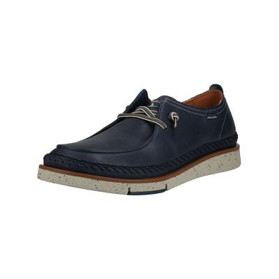 Slipper PIKOLINOS "PIKOLINOS Slipper Leder", Herren, Gr. 45, blau, Leder, Schuhe Slipper