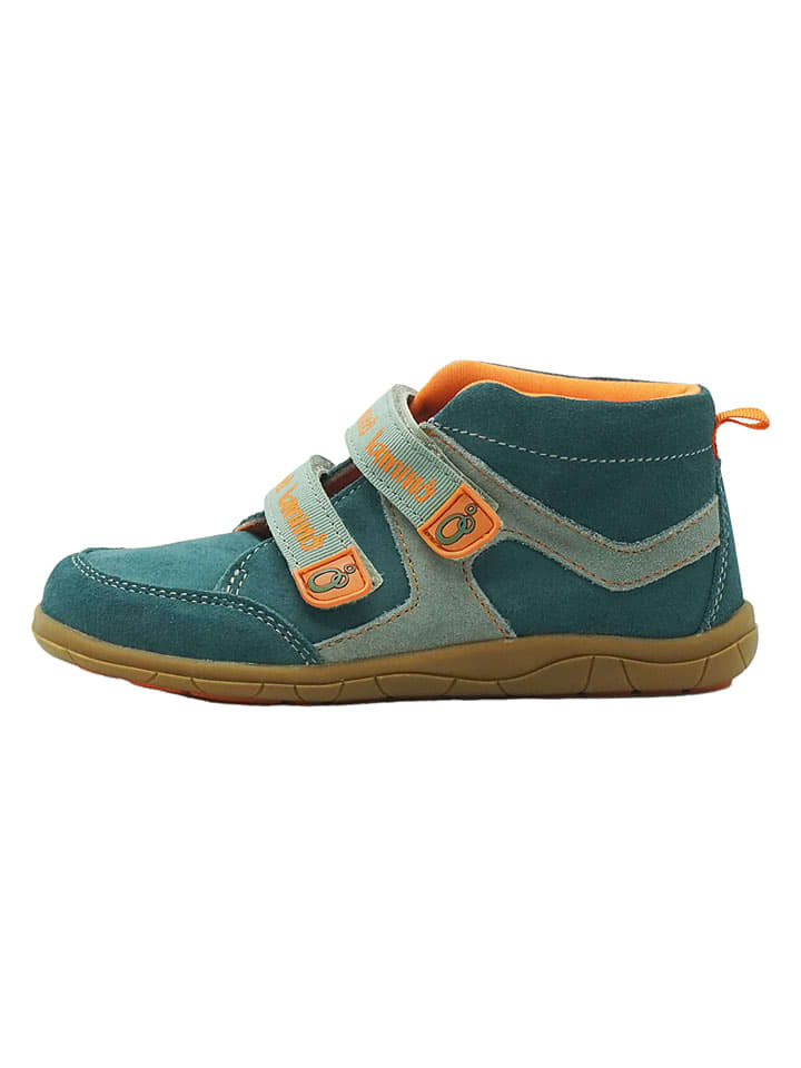 lamino Leder-Barfußschuhe in Türkis - 29