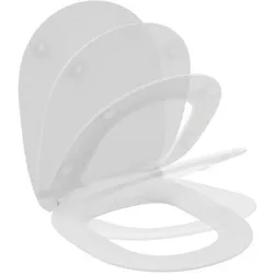 Ideal Standard WC-Sitz Connect Flat E772401 weiß, Softclosing-Scharniere Edelstahl