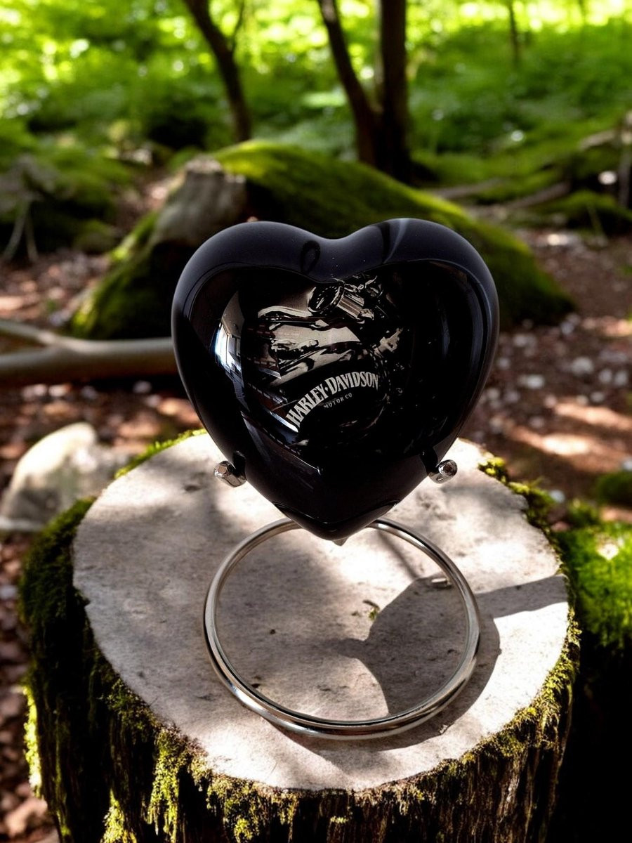 Hart Urn Harley Davidson Motor Bike