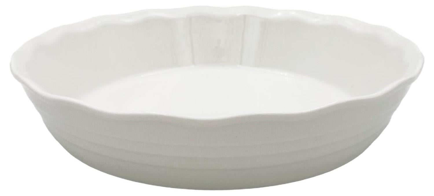 DUKA Keramische taartvorm, 25 cm, wit