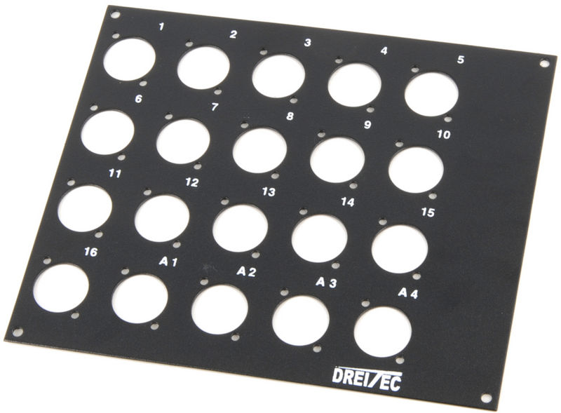 pro snake Front Panel 4HE nero