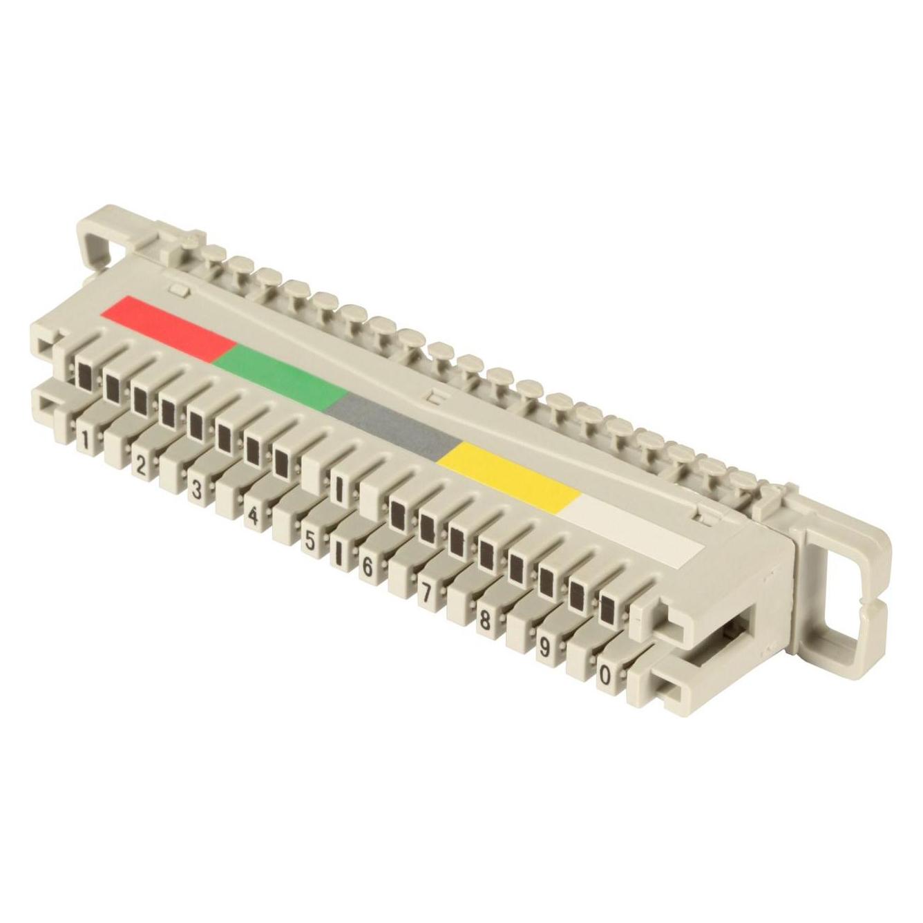 EFB Elektronik LSA-Anschlussleiste 2/10 zu 10DA ohne Farbcode (46006.1)