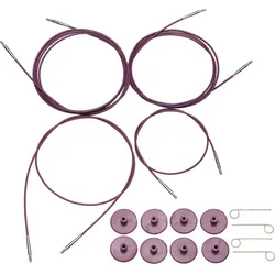 KnitPro Nadelseile, für 60 cm, 80 cm, 120 cm und 150 cm