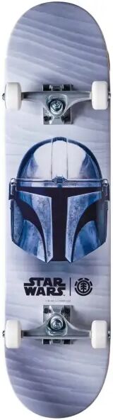 Complete Skateboard Element Star Wars (8" - Mandalorian Beskar)  - Black;Silver - Size: 8"