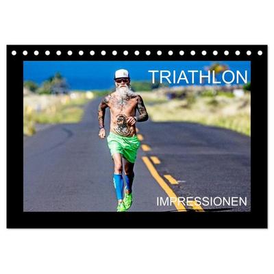 TRIATHLON Impressionen (Tischkalender 2027 DIN A5 quer), CALVENDO Monatskalender