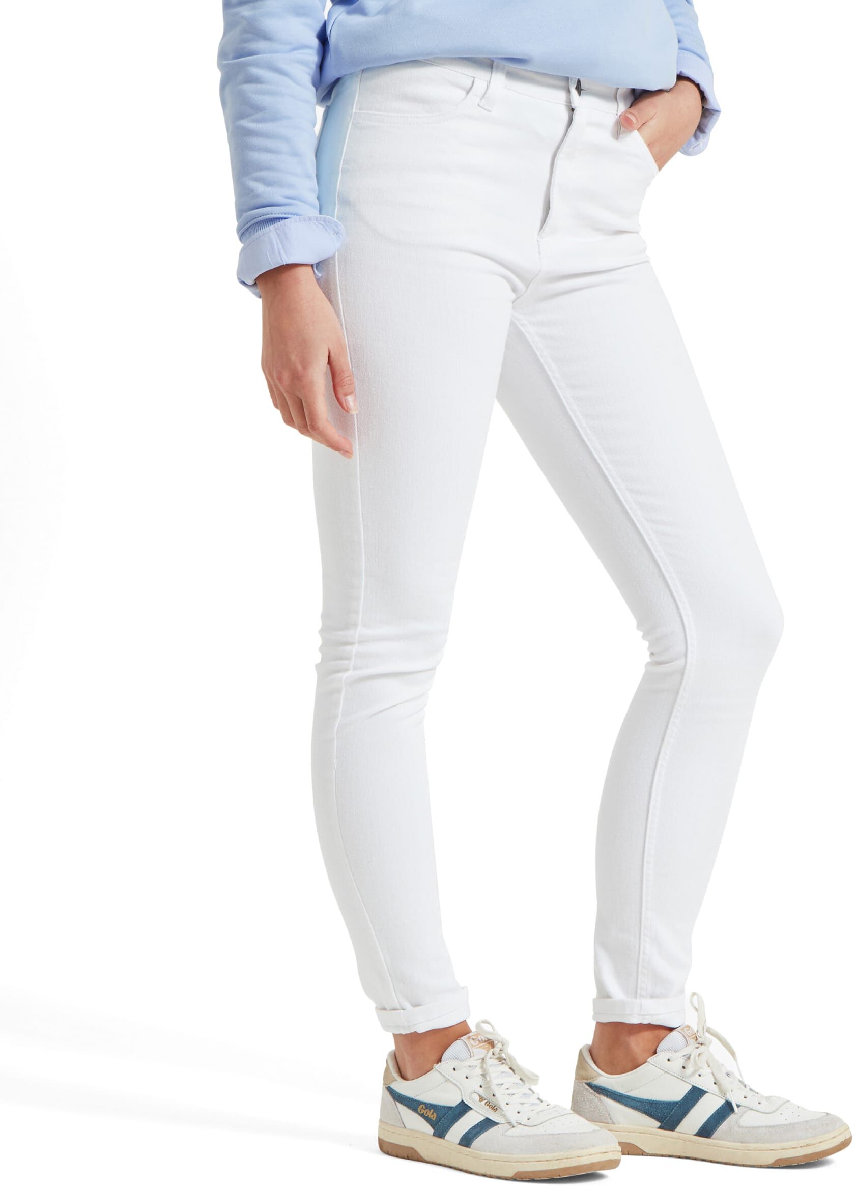 Schöffel Country Poppy Jeans - White - Size UK14 - Women