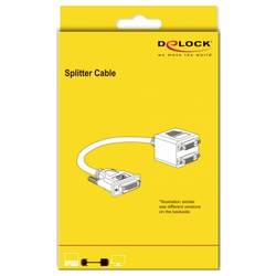 Delock 65069 DVI / HDMI Adapter [1x DVI-Stecker 24+1pol. - 2x HDMI-Buchse] Mehrfarbig 20 cm