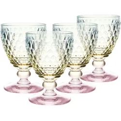 WASSERKELCHE Boston Pearl bunt 250 ml 4er Set