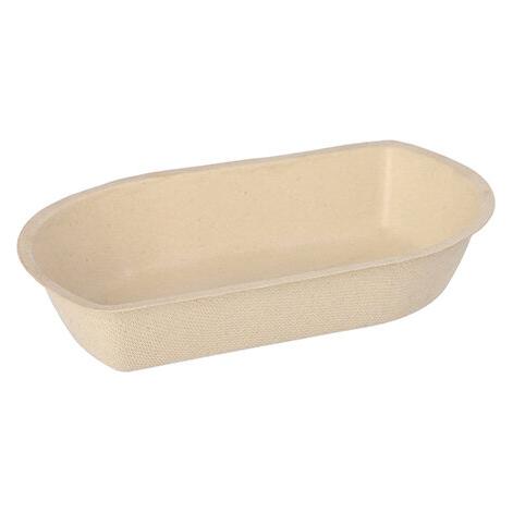 Conpax (LM) 50 Snacktrays Zuckerrohr 3,6 cm x 12,2 cm x 19,4 cm natur (50x) (97081)