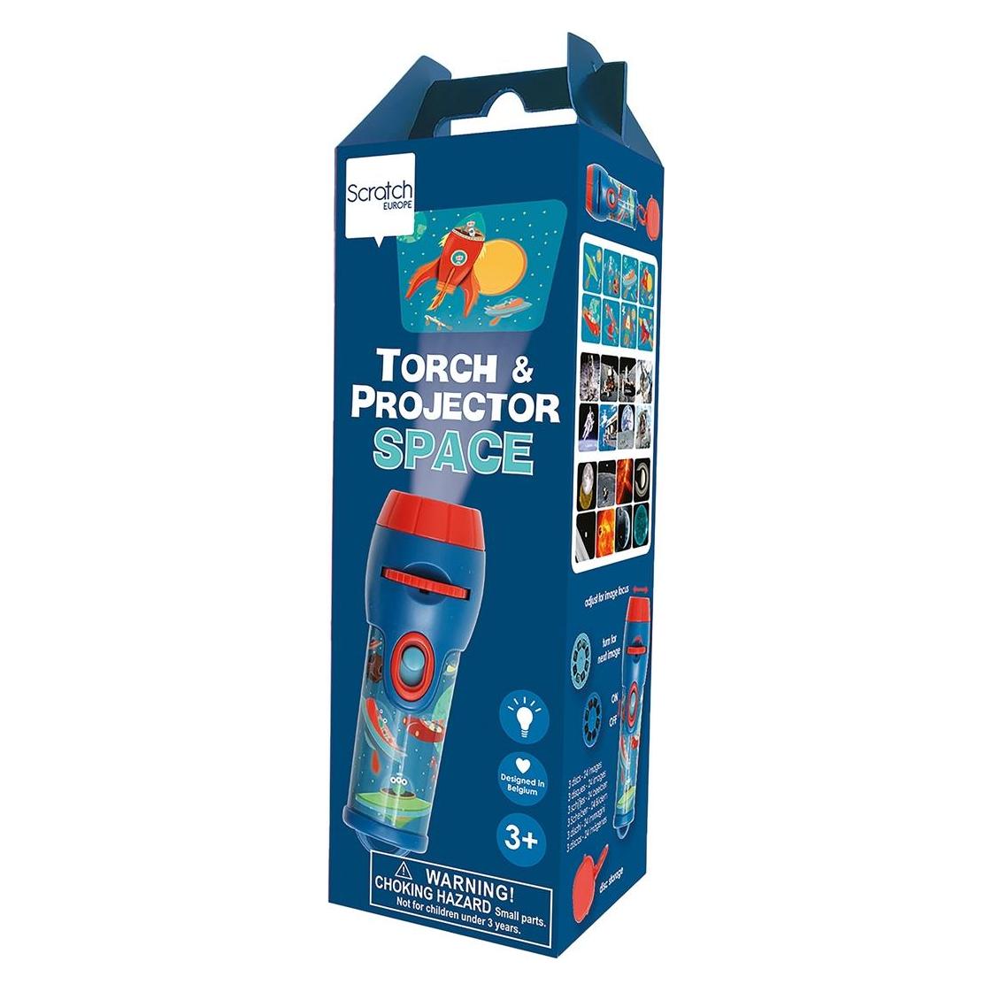 Scratch Projektor Taschenlampe Weltraum inkl Bildscheiben (Deutsch) (276182326)