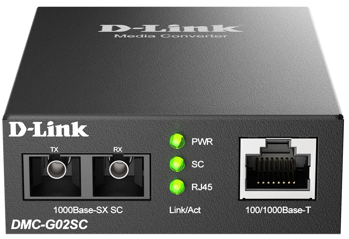 D-Link DMC-G02SC/E, Gigabit Ethernet Konverter