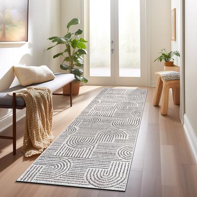 World Rug Gallery Bohemian Stripe Arch Design Area Rug