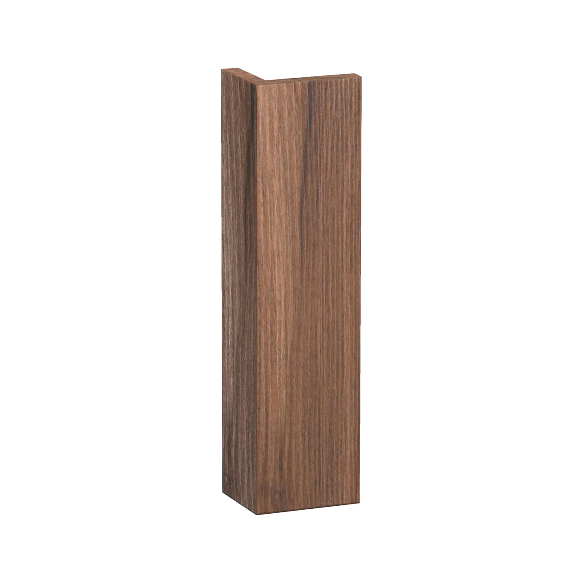 Duravit Korpusblende L-Cube 40x2-10x1,6cm, nussbaum natur (LC589907979)