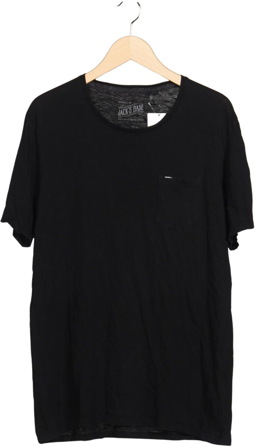 O Neill Herren T-Shirt, Schwarz, Gr. L, Baumwolle - Second Hand