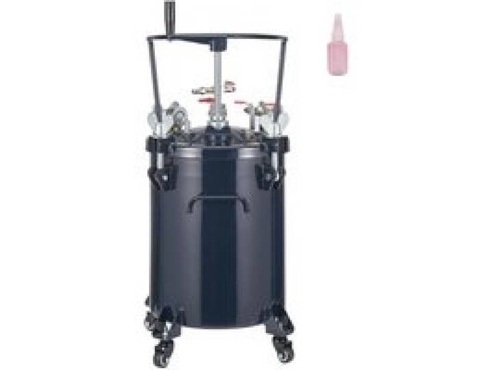 VEVOR Druckbehälter Farbbehälter Sprühfarbe Drucktopf 30 L Drucktank, 70 psi Lackierpistole Farbbehälter Φ 80 x 42,5 cm Spray Paint Pressure Pot Tank Paint Container Farbspritzpistolen Lacken, Flecken