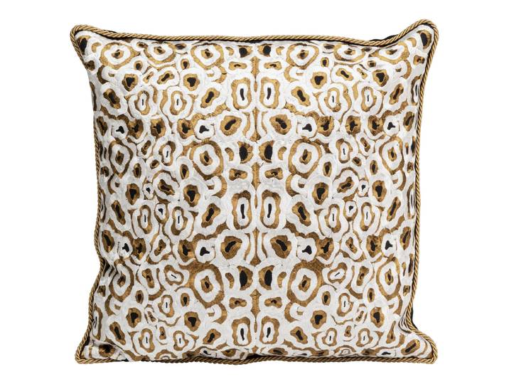 Coussin décoratif Cheetah Marron 50 x 50 x 15cm Polyester/Lin