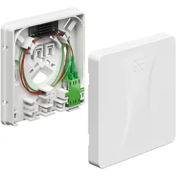Kaiser 4252003 Teilnehmeranschluss Gf-TA Aufputz 2xF LC/APC DX CSS spleißfertig