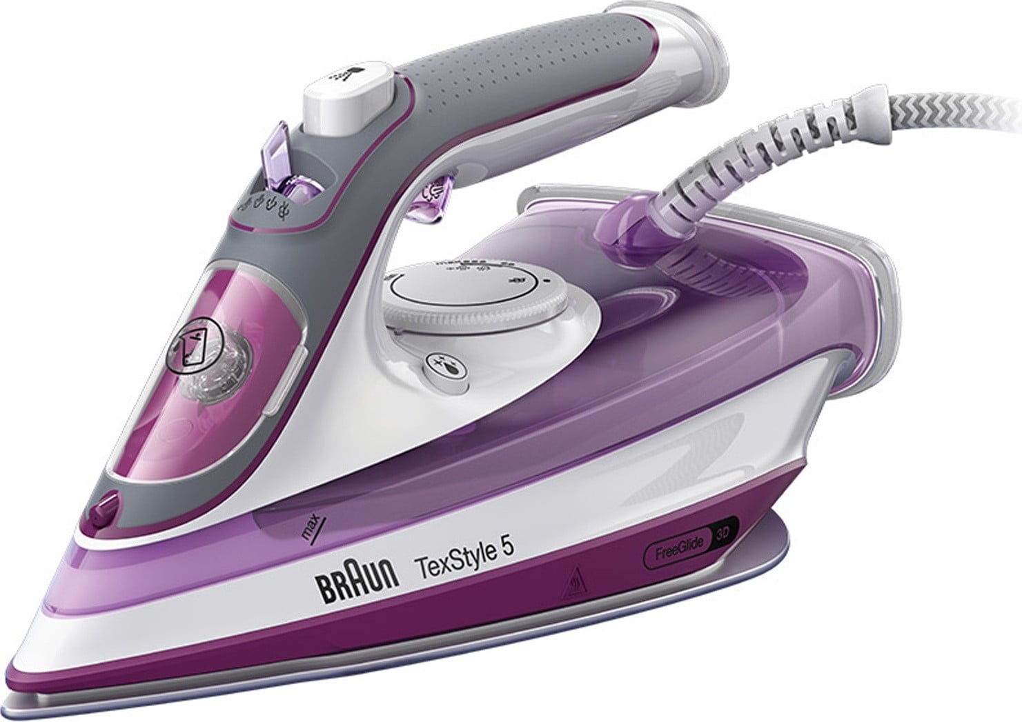 Braun TexStyle 5 SI 5037 Stoomstrijkijzer violet/wit