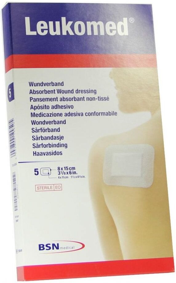 Leukomed sterile Pflaster 8x15 cm