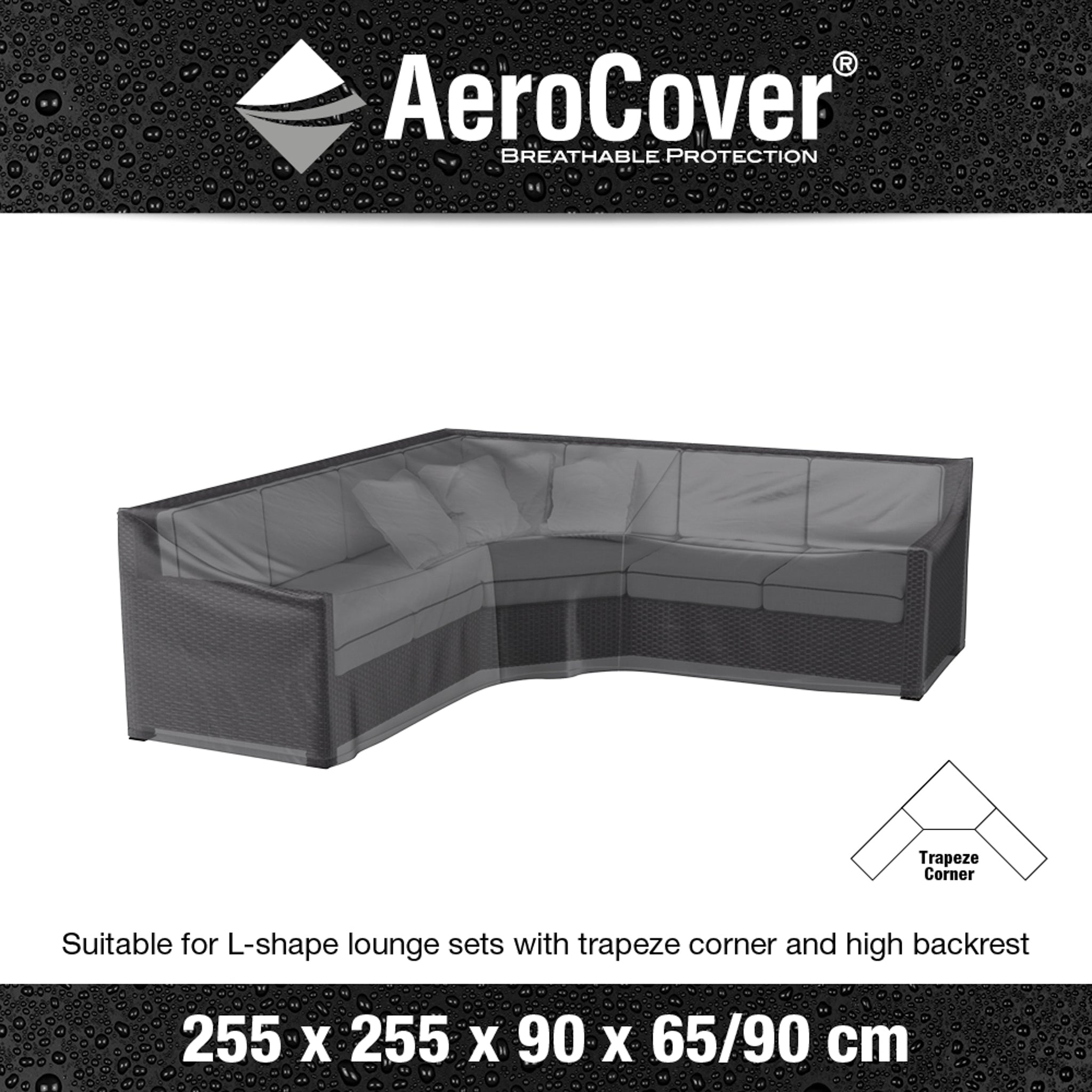 AeroCover - Trapeeze Lounge Set Cover 255 x 255 x 90 x 65 x 90cm