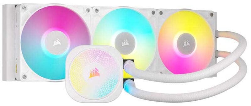 Corsair iCUE Link Titan RX RGB processor alles-in-één vloeistofkoeler 12 cm wit