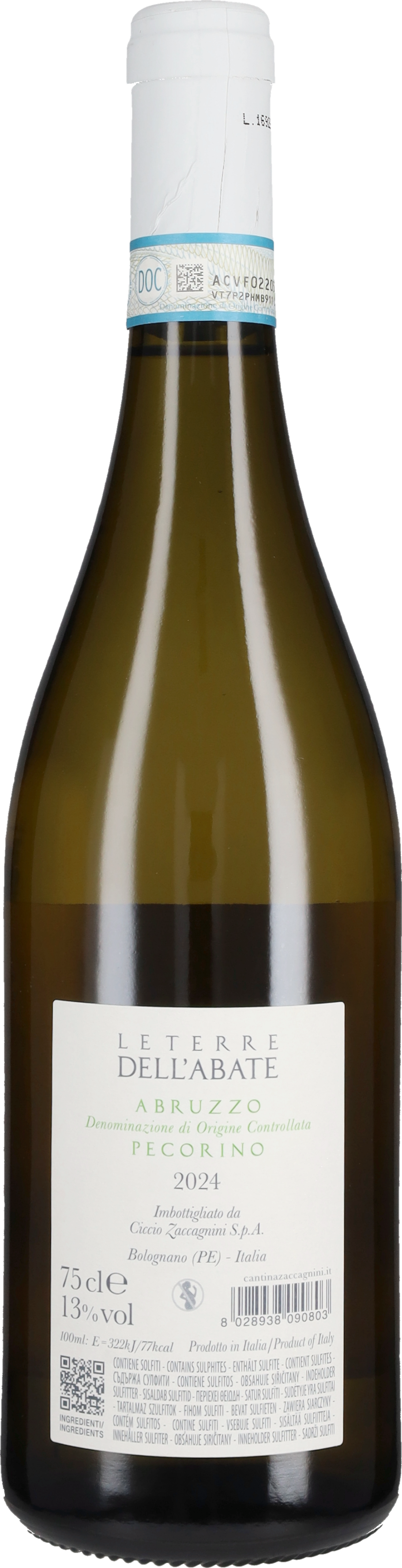 Zaccagnini Pecorino 'Le Terre dell'Abate' 2025