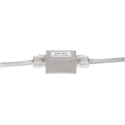 Renkforce CAT6A S/FTP Netzwerkverlängerung (Kabel + Kupplung) 15 m (S/FTP, CAT6a, 15 m), Netzwerkkabel