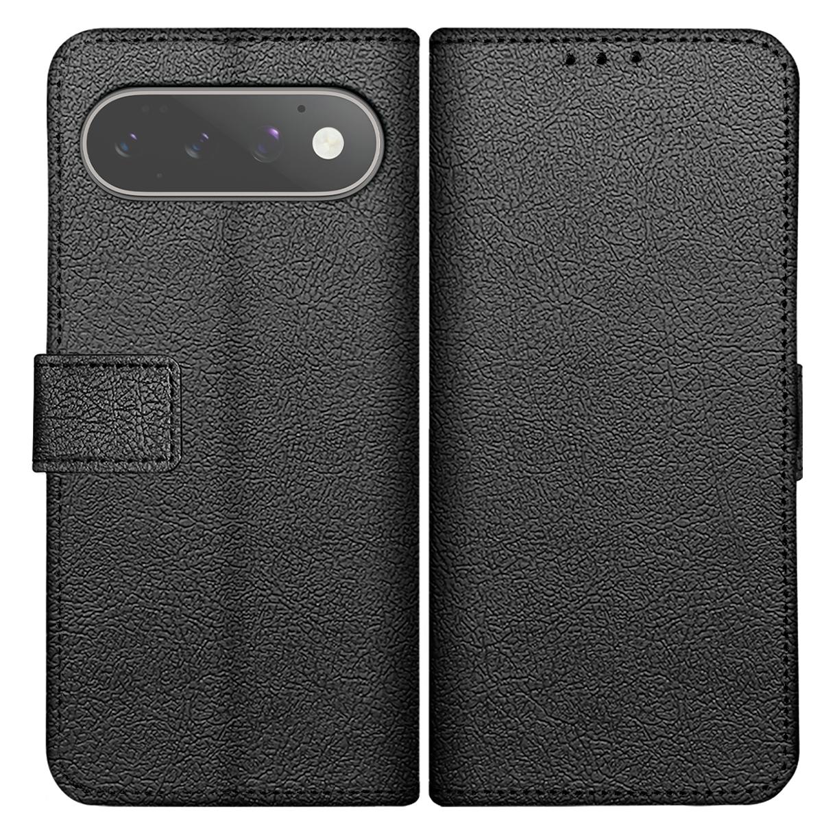 Just in Case Classic Wallet Case - Google Pixel 11 / 11 Pro - PU leather Book Case - Black (Google Pixel 11, Google Pixel 11 Pro) (MGO2941CW1)