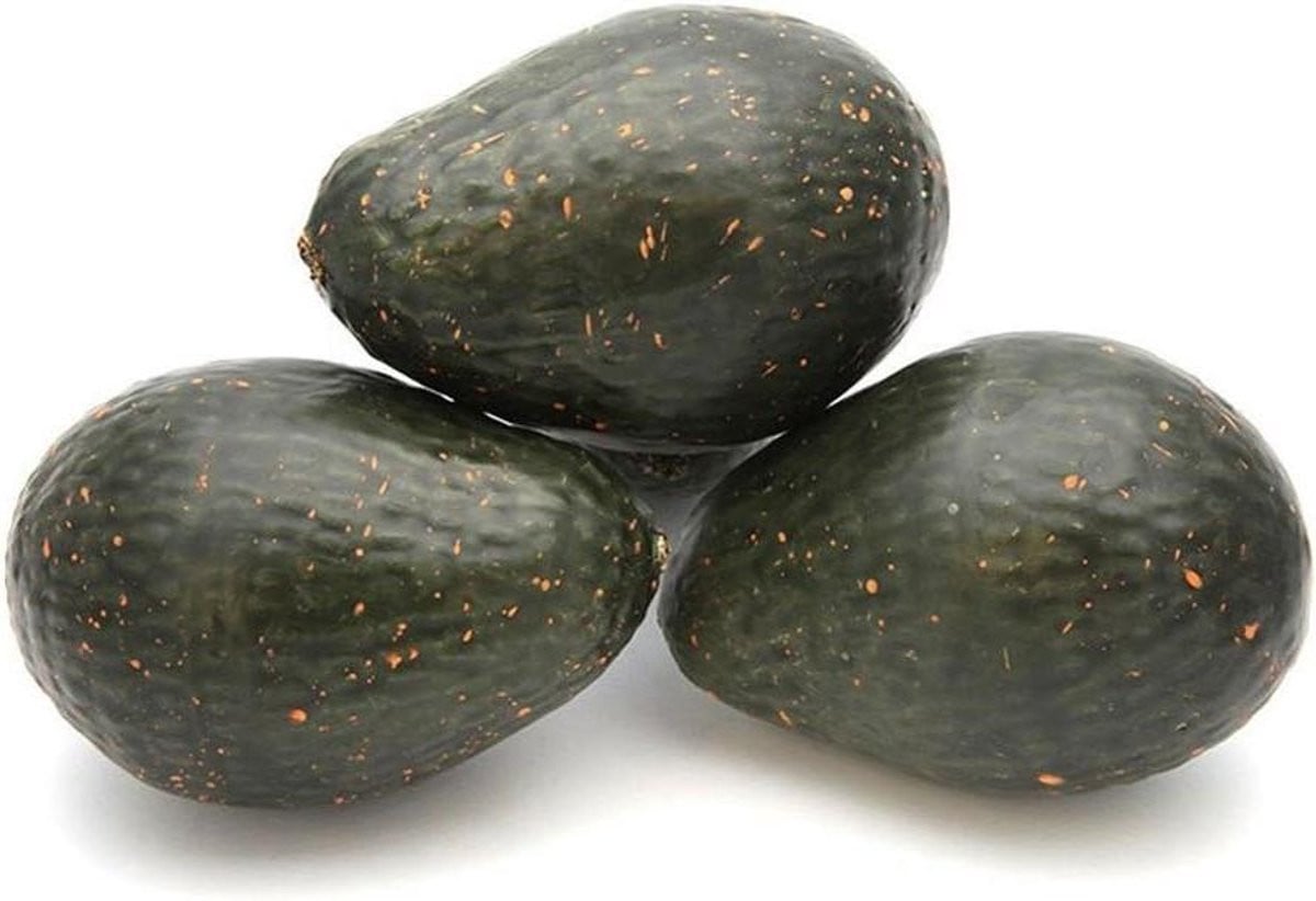 Set van 3 levensechte kunstmatige avocado's voor keuken decoratie - Groen