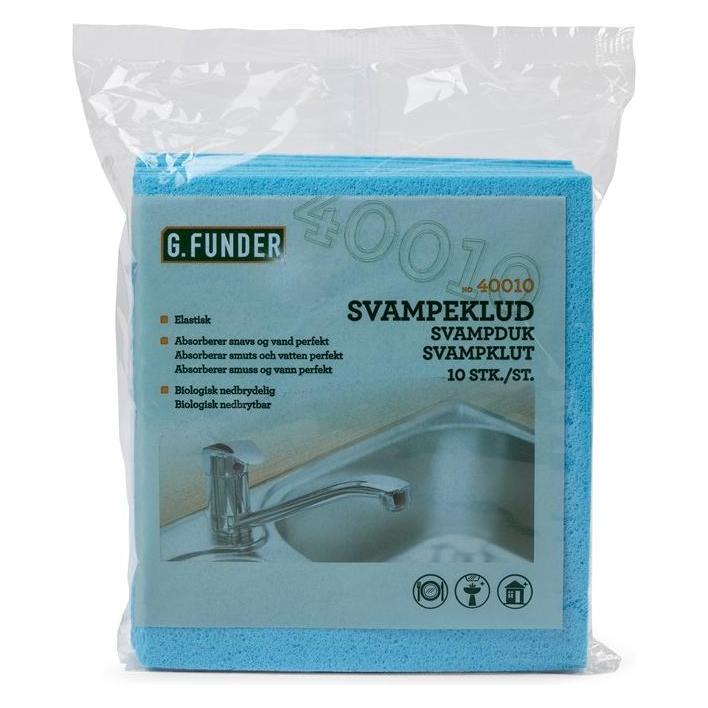 G.Funder Svampeklude, fugtige 10 stk. (10 Stk.) (5701137400101)