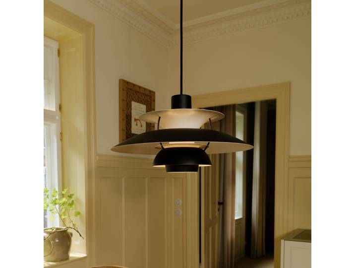 Suspension PH 5 300 Black Edition 2025 E14 - Louis Poulsen - Salon / séjour - Moderne - Métal - À ampoule unique