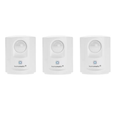 HOMEMATIC IP Smart-Home-Steuerelement "Bewegungsmelder mit Dämmerungssen.,innen 3er Set", weiß, B:22cm H:14cm T:30cm, Smart-Home-Stationen
