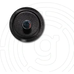 Gelmags Magnet-Pins Edel mit Pads S 8-teilig schwarz