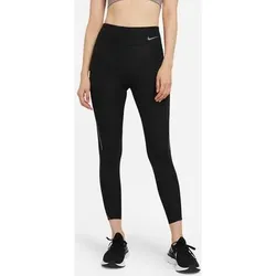 NIKE Damen Lauftights "Nike Epic Faster Tights" 7/8-Länge, Größe XS in Schwarz Schwarz