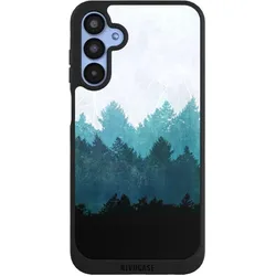 Nivocase Handyhülle für Samsung Galaxy A15 5G Hülle NIVOpure Case Schwarz Abstrakt Baum Wald (Samsung Galaxy A15 5G), Smartphone Hülle, Schwarz
