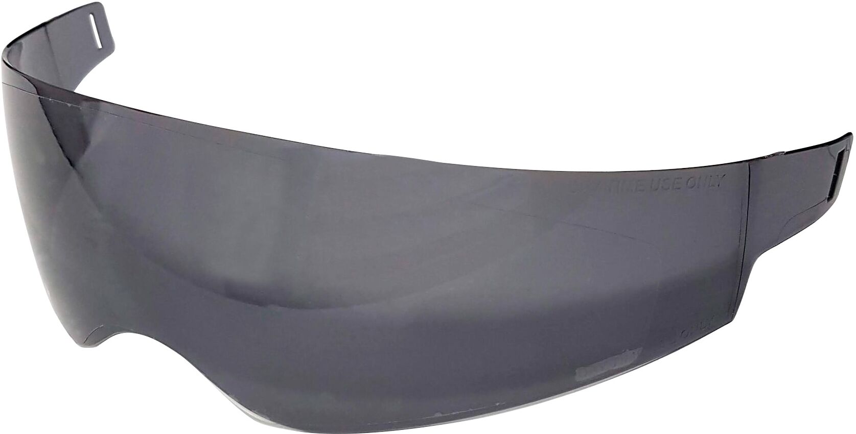 Helmvisier RÖMER HELME "Bonn", schwarz (schwarz, transparent), SchutzvisiereL:52cm, Polycarbonat (PC), Helmvisier, für Motorradsport und Motorsport, aus robustem Polycarbonat, L:52cm