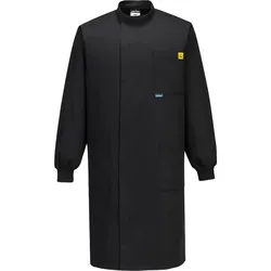 ESD Antistatik Kittel "AS15" - XS - schwarz