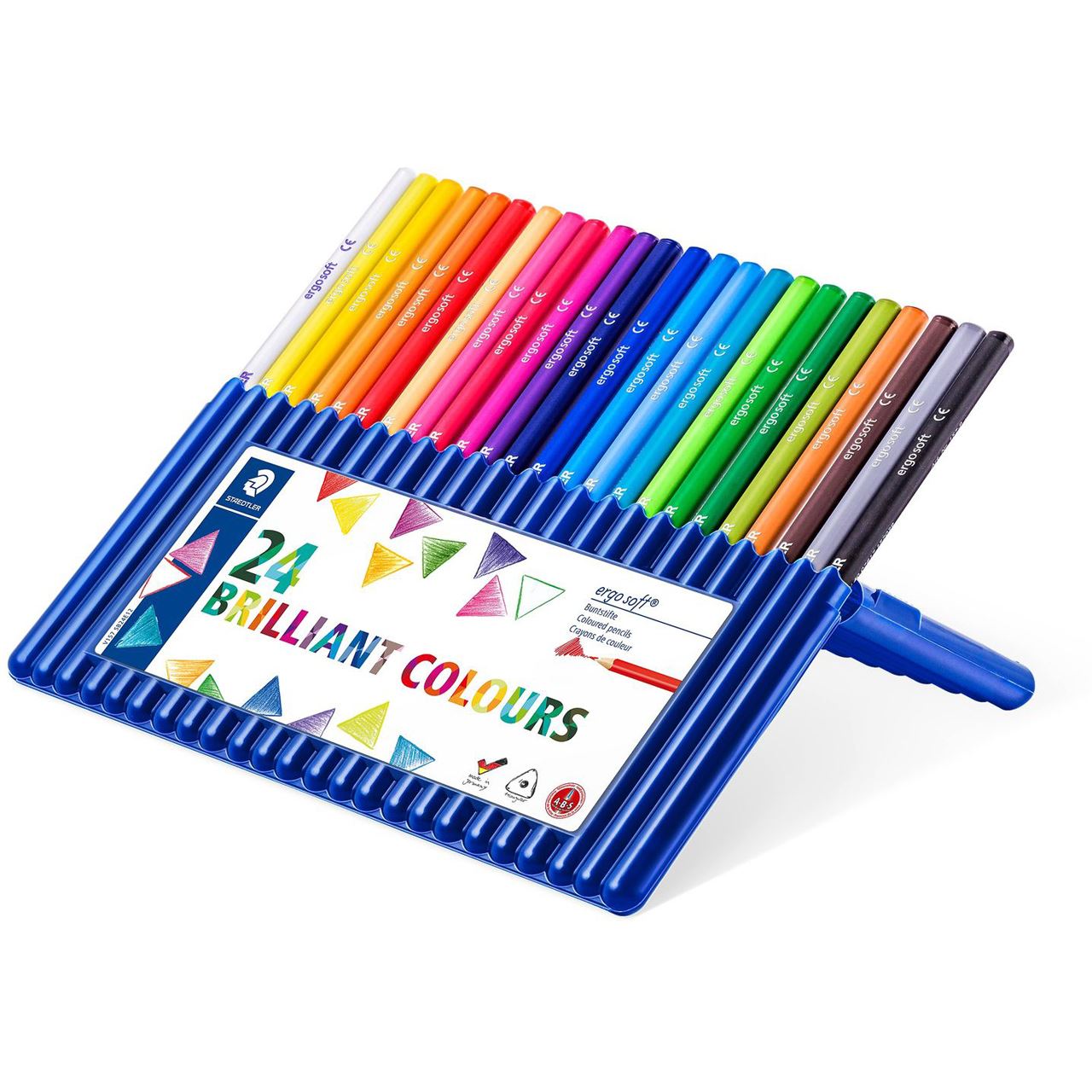 STAEDTLER Buntstift ergosoft, dreieckig, 24er Etui