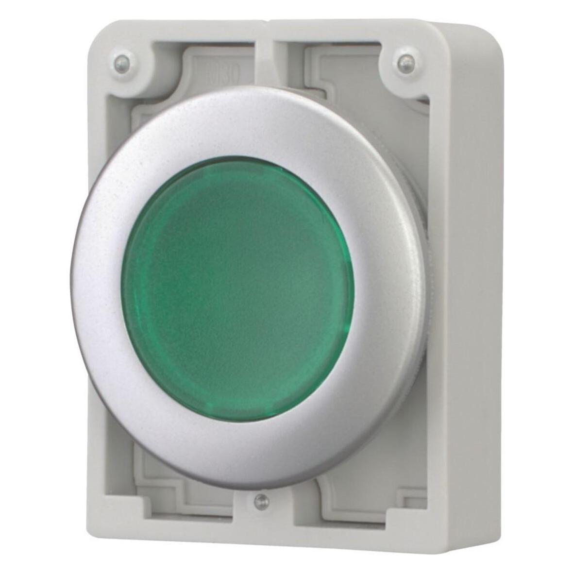 Eaton Illumin pushbutton act 30mm flat green (M30C-FDL-G)