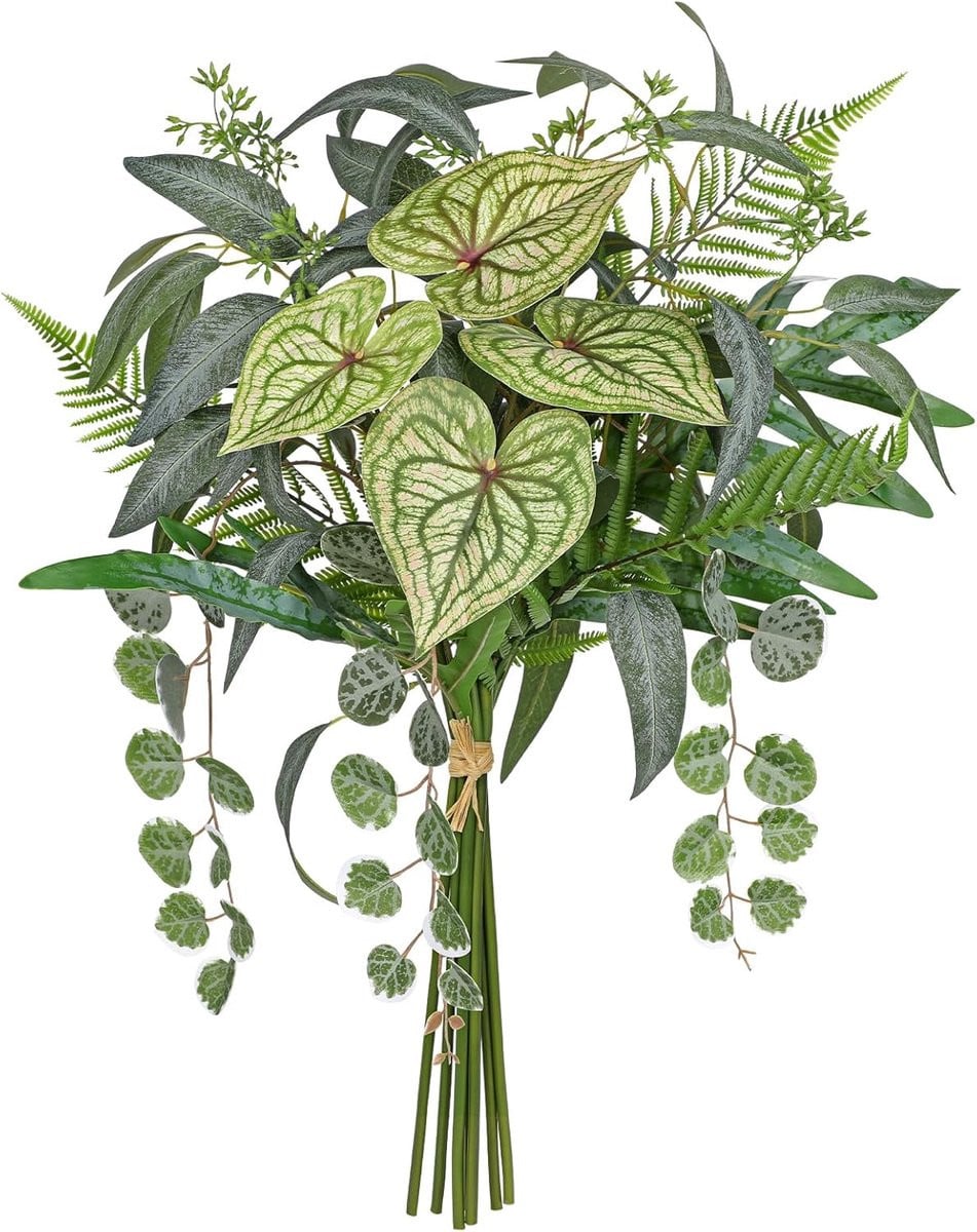 Eucalyptus kunsttakken 59 cm voor decoratie en bloemschikking