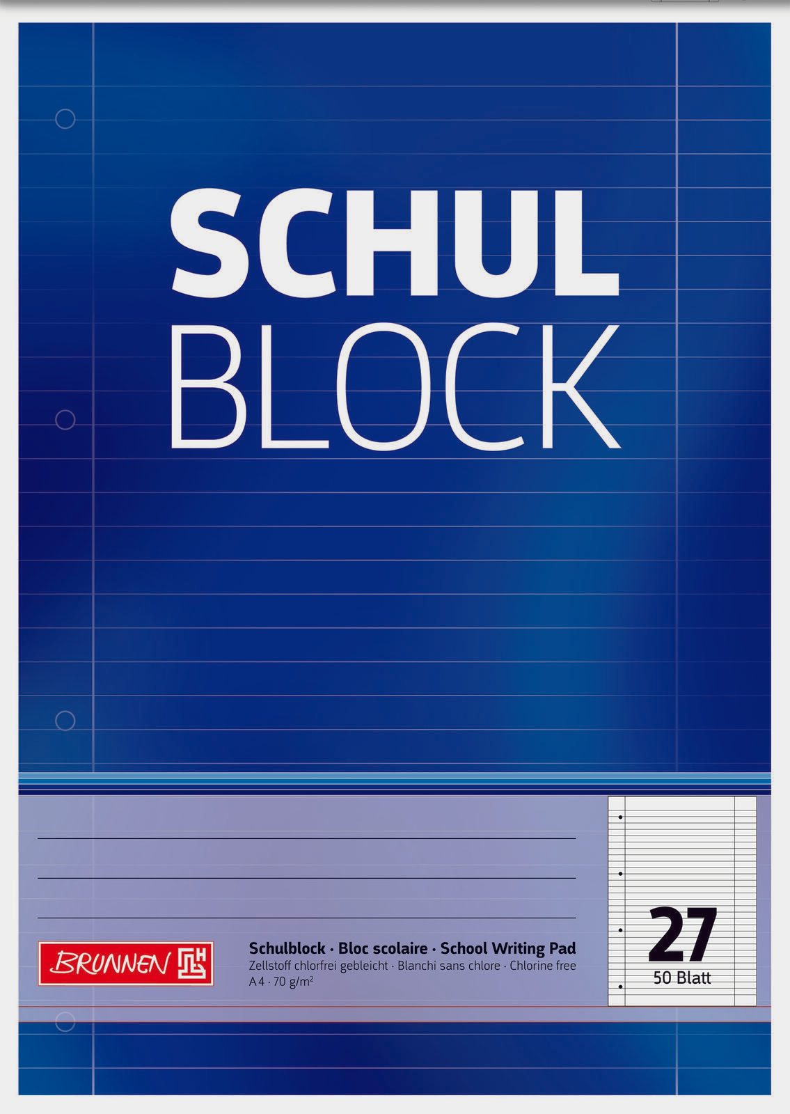 BRUNNEN Collegeblock DIN A4 1052527