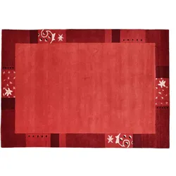 THEKO Teppich Royal Ganges 991 200 rot 200 x 200 cm